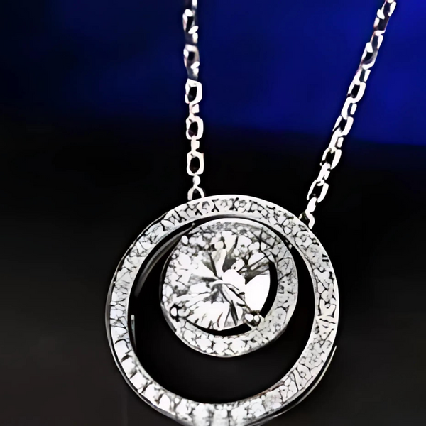 Halo Radiance Diamond Pendant