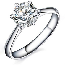 Classic Solitaire Engagement Ring in White Gold